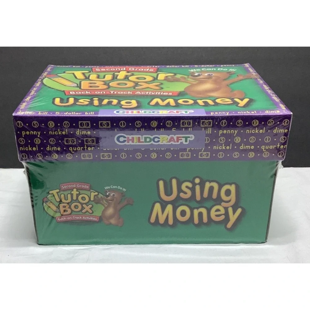 Childcraft Second Grade Tutor Box Using Money 2010 School Specialty NEW SEALED